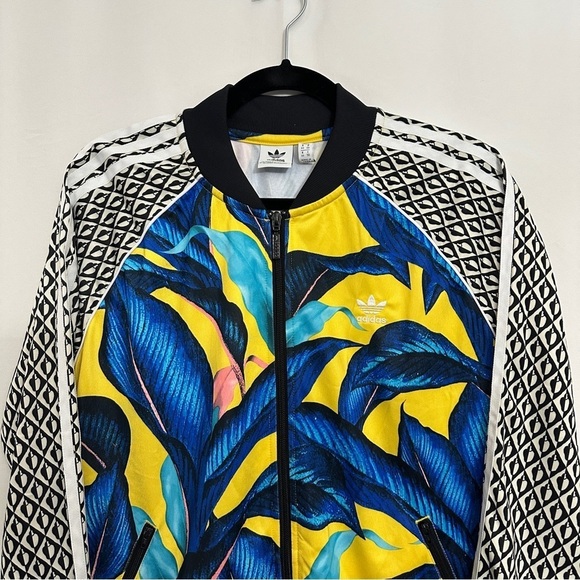 Adidas Originals x Farm Rio Tropical Palm Leaf Full Zip Track